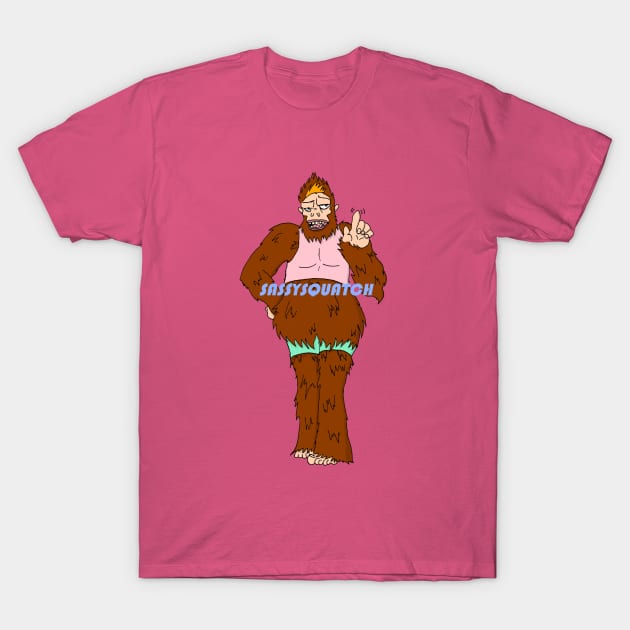 Sassysquatch T-Shirt by ekraus333